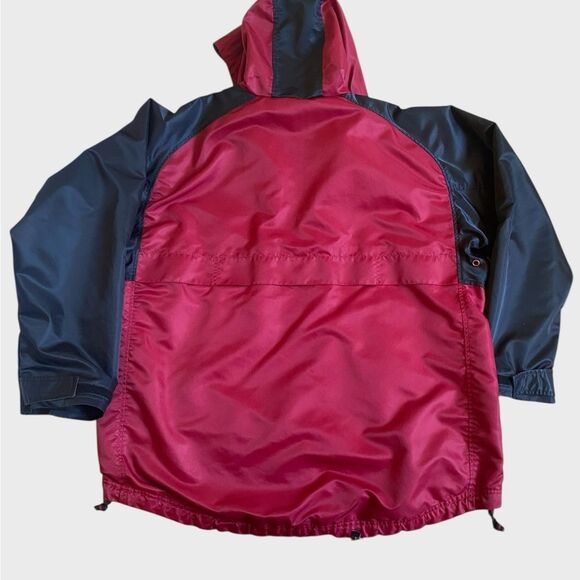 Nike 1/4 Zip Pullover Windbreaker Rain Jacket Men's Size XL Hooded Pockets Lined - Picture 12 of 15